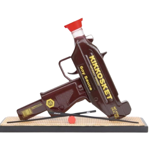 Kikkosket Shoeuzi 75% Gun Art Escultura de J-LDN x Sket-One