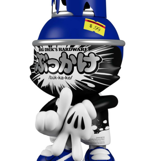 LA Blue SuperKranky SuperPlastic Art Toy by OG Slick