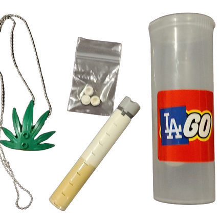 LAGO Dope Dealer Clear Marijuana Cannabis Lego Art Sculpture Object by Pat Riot