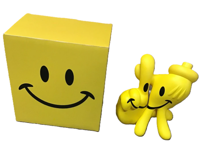 La La Land All Yellow LA Hands Vinyl Art Toy by OG Slick