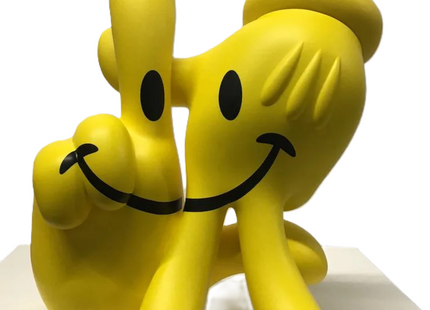 La La Land All Yellow LA Hands Vinyl Art Toy by OG Slick