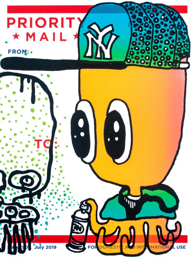 Label 907 Vol III Sunset Silkscreen Print by UFO907