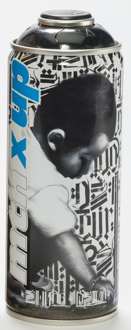 Peinture en aérosol Mac &amp; Retna noire par Montana MTN