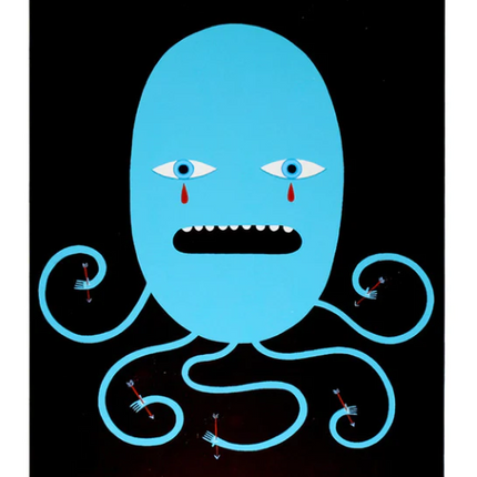 Make Room for the Emptiness Silkscreen Print by Jim Houser