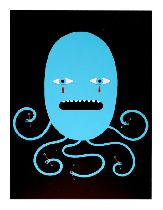 Make Room for the Emptiness Silkscreen Print by Jim Houser