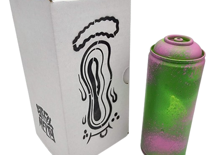 Melty Misfit Eye Drip- Pink/Green Spray Paint Can by Buff Monster