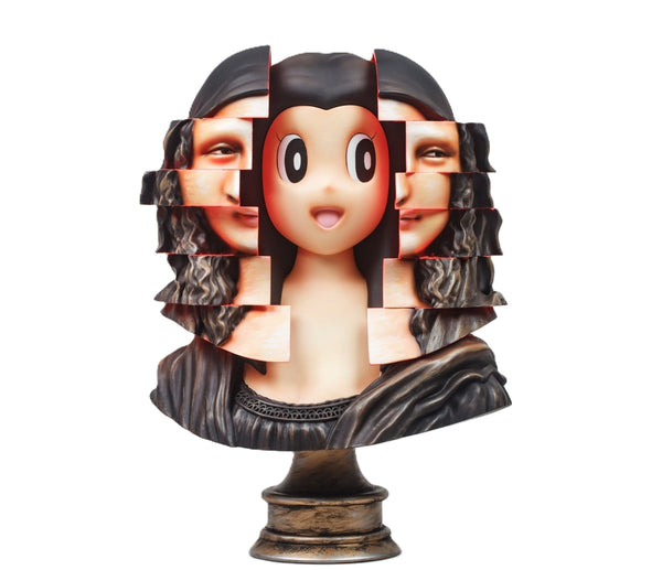 Mona Lisa Discovering Fools Paradise Art Toy Sculpture de Straveling Muzeum
