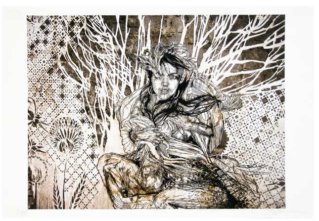 Moniferal New Orleans 2011 Giclee Print by Swoon- Caledonia Curry