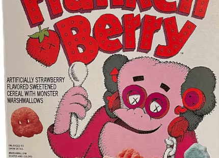 Monsters Franken Berry Cereal Object Art by Kaws- Brian Donnelly