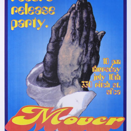 Mover Record Release Party 1997 San Francisco CA Silkscreen Print by Frank Kozik