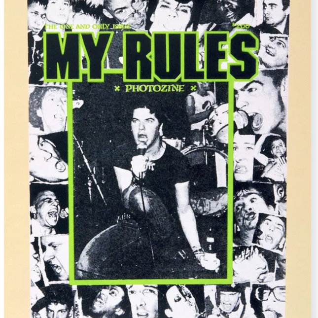 My Rules Silkscreen Print by Glen E Friedman