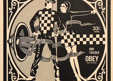 New Wave Couple AP Silkscreen Print by Shepard Fairey- OBEY