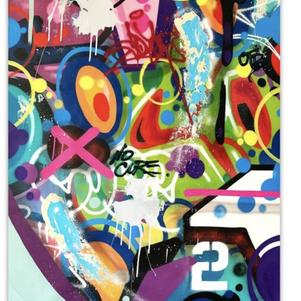 No Cure Original Acrylic Spray Paint Painting by Cope2- Fernando Carlo