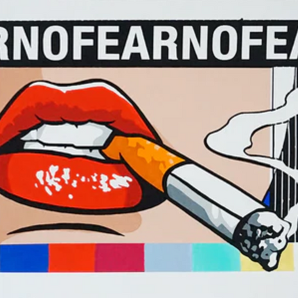 No Fear Original Acrylic Painting by Jay Kaes