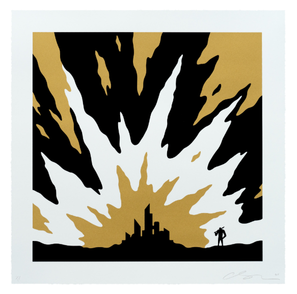 Sérigraphie No Place Utopia de Cleon Peterson