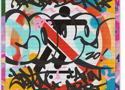 No Skateboarding Freestyle Blotter Paper Archival Print by Cope2- Fernando Carlo