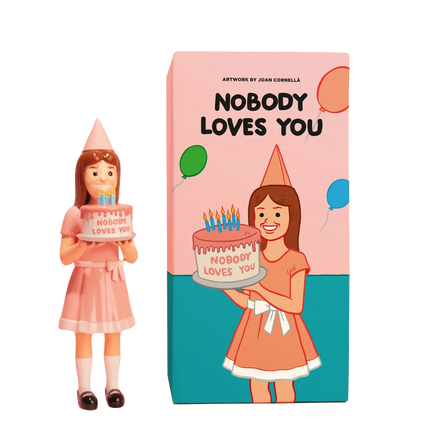 Nobody Loves You Birthday Vinyl Art Toy by Joan Cornellà