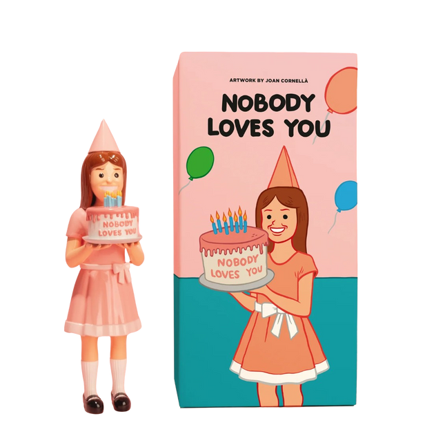 Nobody Loves You Birthday Vinyl Art Toy by Joan Cornellà