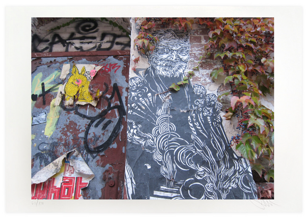 Viejo Varaniassi, Viñas de otoño, Brooklyn, 2013. Impresión de Swoon-Caledonia Curry