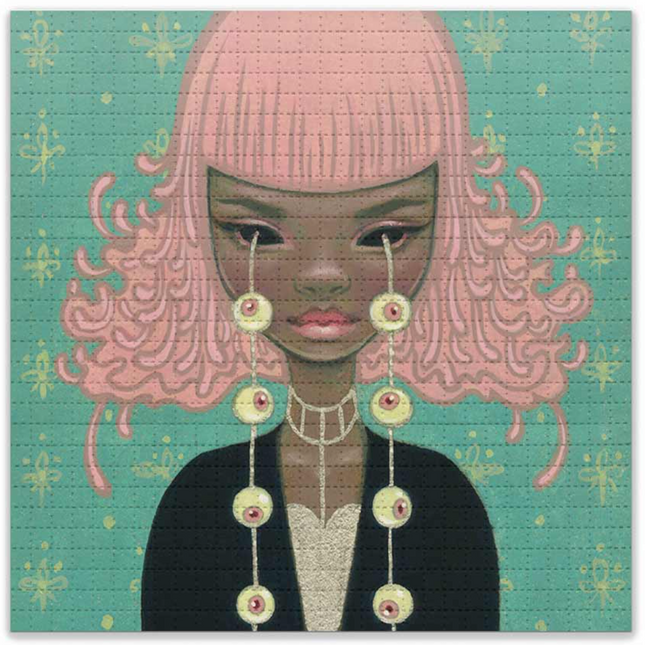 Omniscient Blotter Paper Archival Print by Tara McPherson