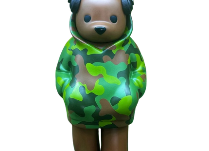 One with Nature Low Fidelity Music Bear Art Toy by Luke Chueh