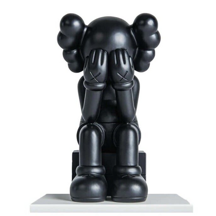 Passing Through Bronze Figure Sculpture by Kaws- Brian Donnelly