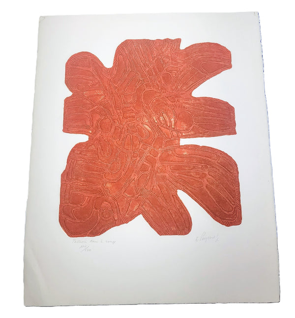 Passion Dans Le Rouge Lithograph Print by Enrique Peycere