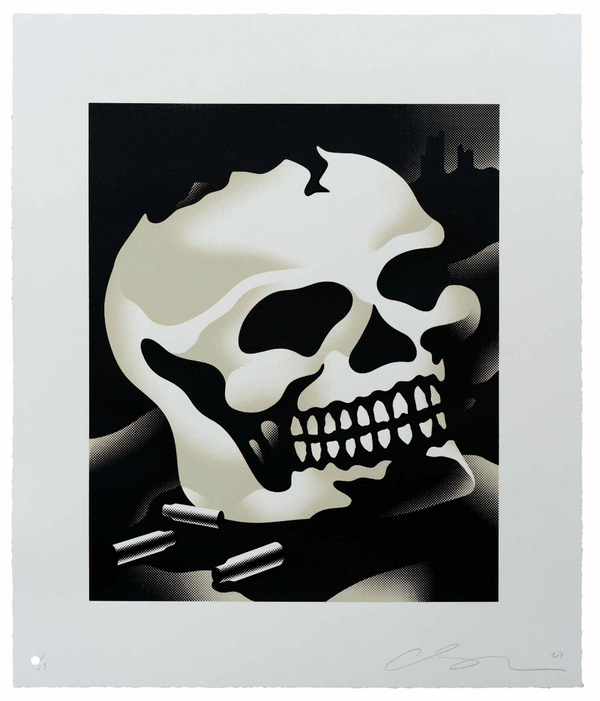 Peace Bone Silkscreen Print by Cleon Peterson