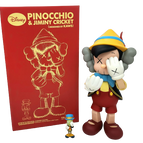 Pinocchio & Jiminy Cricket Disney Companion Fine Art Toy by Kaws- Bria –  Sprayed Paint Art Collection