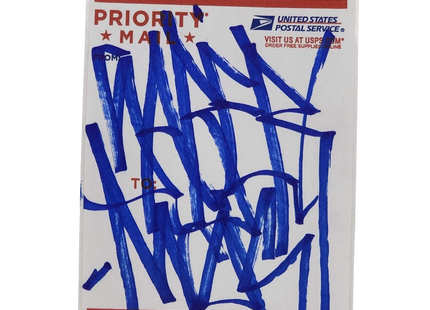 Priority Mail 228-2016 Slap-Up Label Sticker Original Tag Art by Saber Blue 1