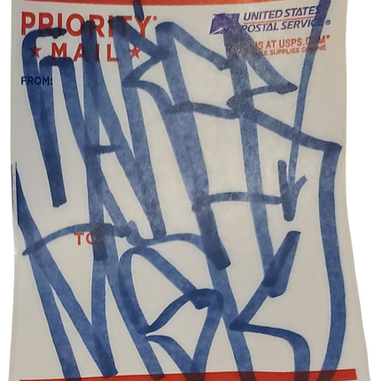 Priority Mail 228-2016 Slap-Up Label Sticker Original Tag Art by Saber Blue 3