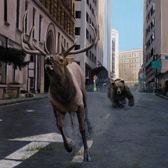 Pursuit Archival Print by Josh Keyes