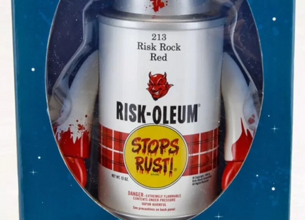 RISK-OLEUM Red Signed The Canmans 213 Art Toy by Risk Rock x Comikaze