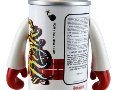 RISK-OLEUM Red Signed The Canmans 213 Art Toy by Risk Rock x Comikaze