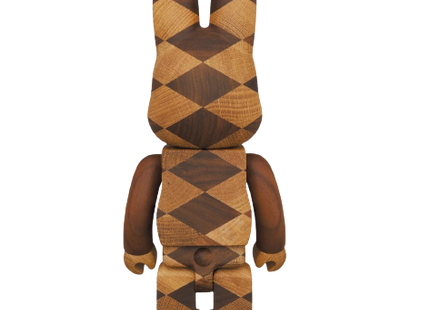 R@brick Rabbrick Woven 400% Be@rbrick by Medicom Toy x Karimoku