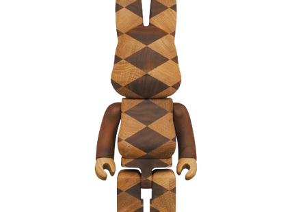 R@brick Rabbrick Woven 400% Be@rbrick by Medicom Toy x Karimoku