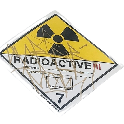 Radioactive III Slap-Up Label Sticker Original Tag Art by Saber Gold 4