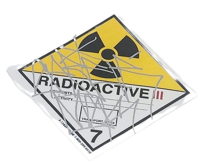 Radioactive III Slap-Up Label Sticker Original Tag Art by Saber ...
