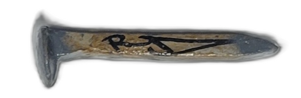 Railroad Spike Track Teeth Black Object Art by RD-357 Real Deal