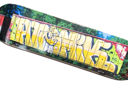 Railroad Wholecar PP Printers Proof Skateboard Art Deck by Atomik