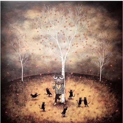 Revel in the Wild Joy Offset Lithograph Print by Andy Kehoe