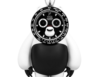 Reverse Panda Art Toy by Honmono Taiketsu