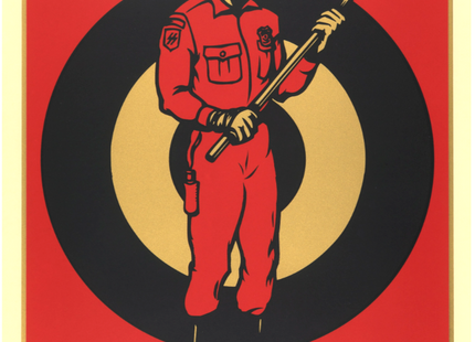 Riot Cop Large Format Silkscreen Print by Shepard Fairey- OBEY