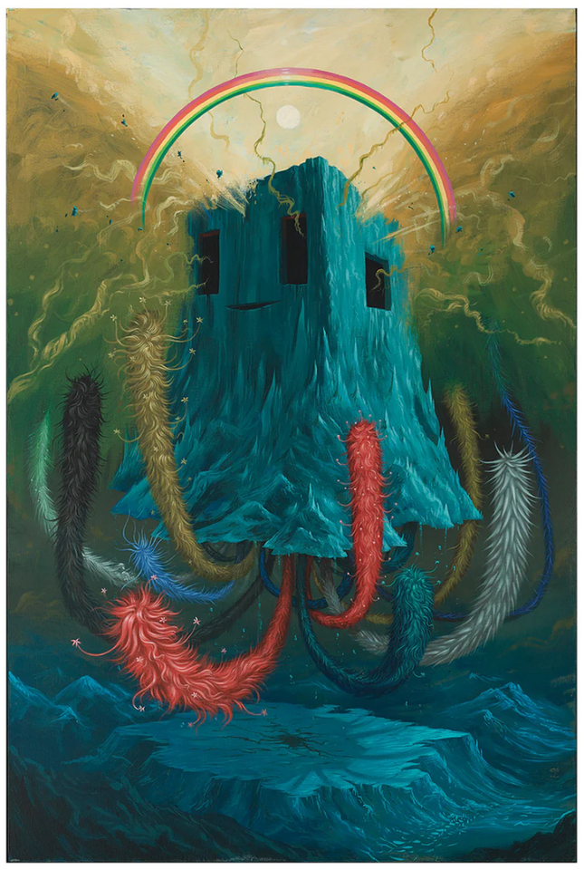 Rising Offset Lithograph Print by Jeff Soto