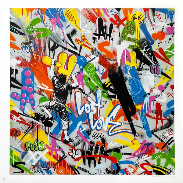 Impresión serigráfica giclée de Rock Climber PP por Martin Whatson