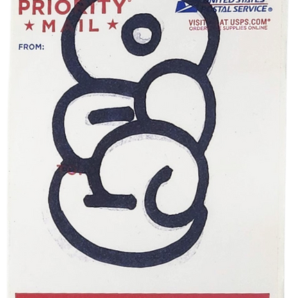 SEO Priority 228-16 Slap-Up Label Original Tag Art by MQ Planet- Mque