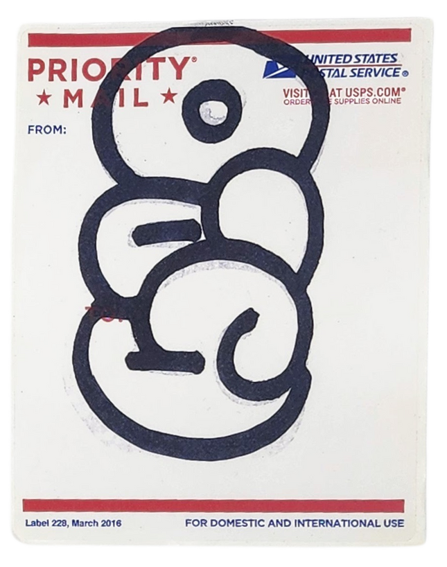 SEO Priority 228-16 Slap-Up Label Original Tag Art by MQ Planet- Mque