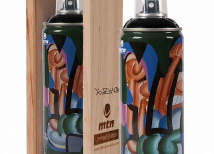 Sawe Glossy Black Spray Paint Can Artwork by Montana MTN