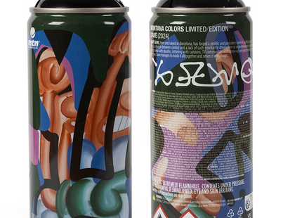 Sawe Glossy Black Spray Paint Can Artwork by Montana MTN