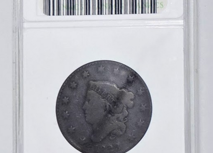 1823/2 1C- VG 8 | ANACS Large Cent Penny Graded Coin